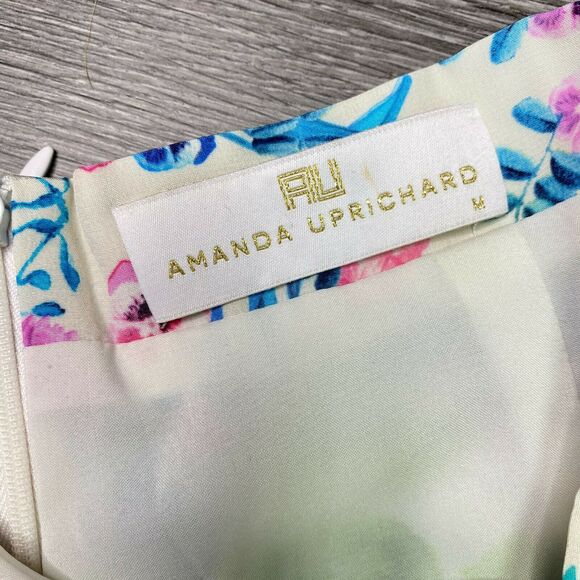 AMANDA UPRICHARD for REVOLVE | sz M Women's White Multi Floral Silk Pencil Skirt - Picture 4 of 6